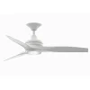 48" Indoor / Outdoor Metal and Wood LED Ceiling Fan