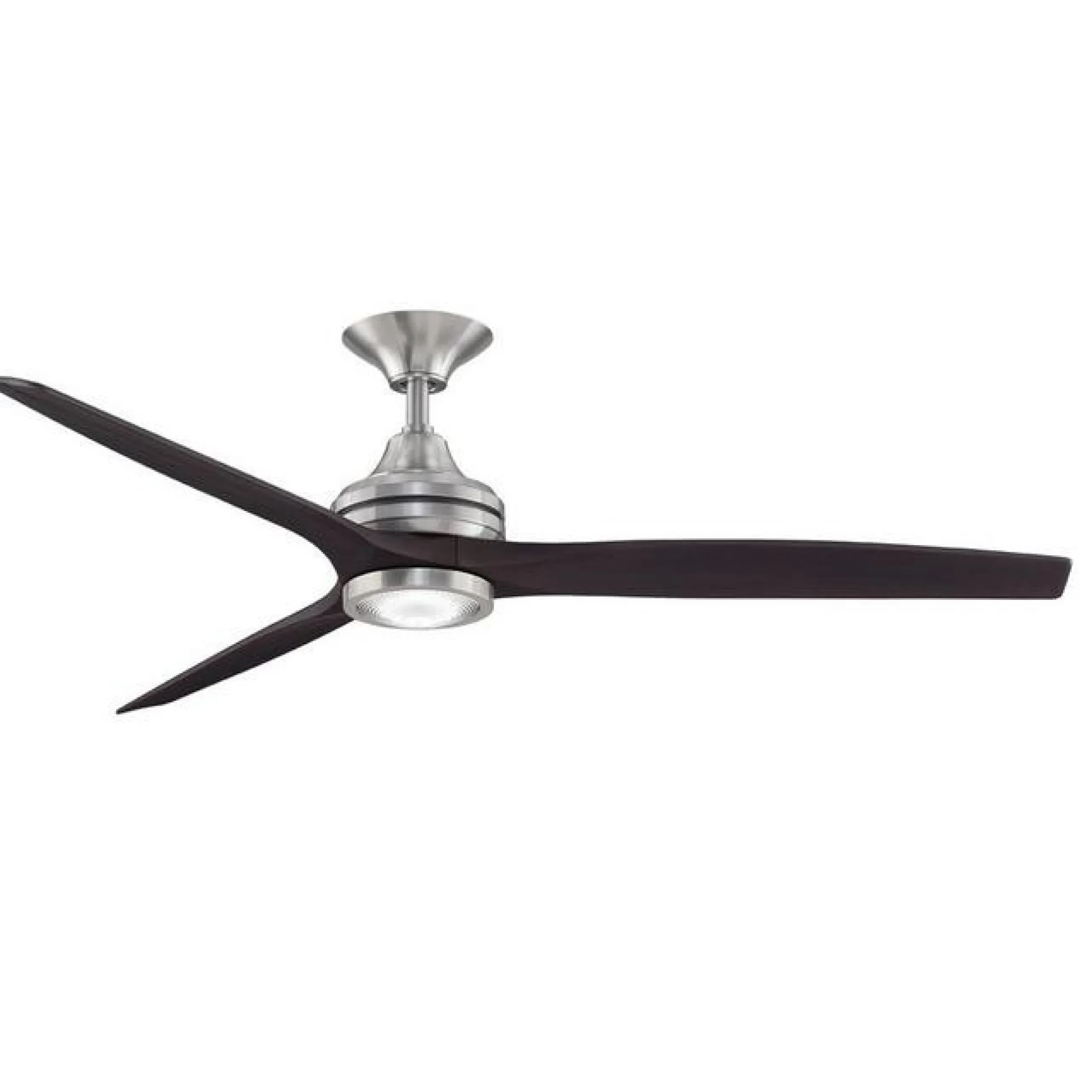 60" Indoor / Outdoor Metal and Wood LED Ceiling Fan