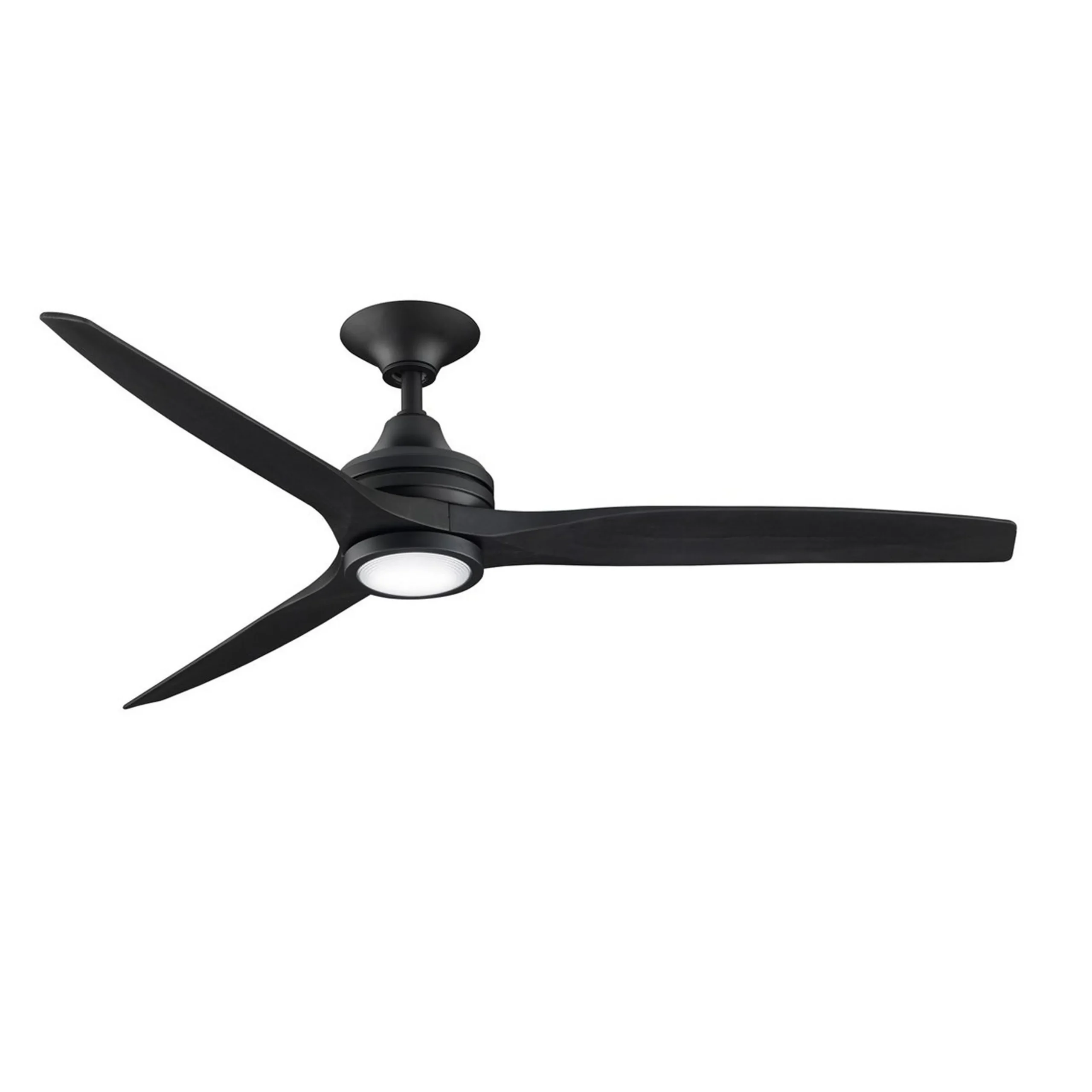 60" Indoor / Outdoor Metal and Wood LED Ceiling Fan