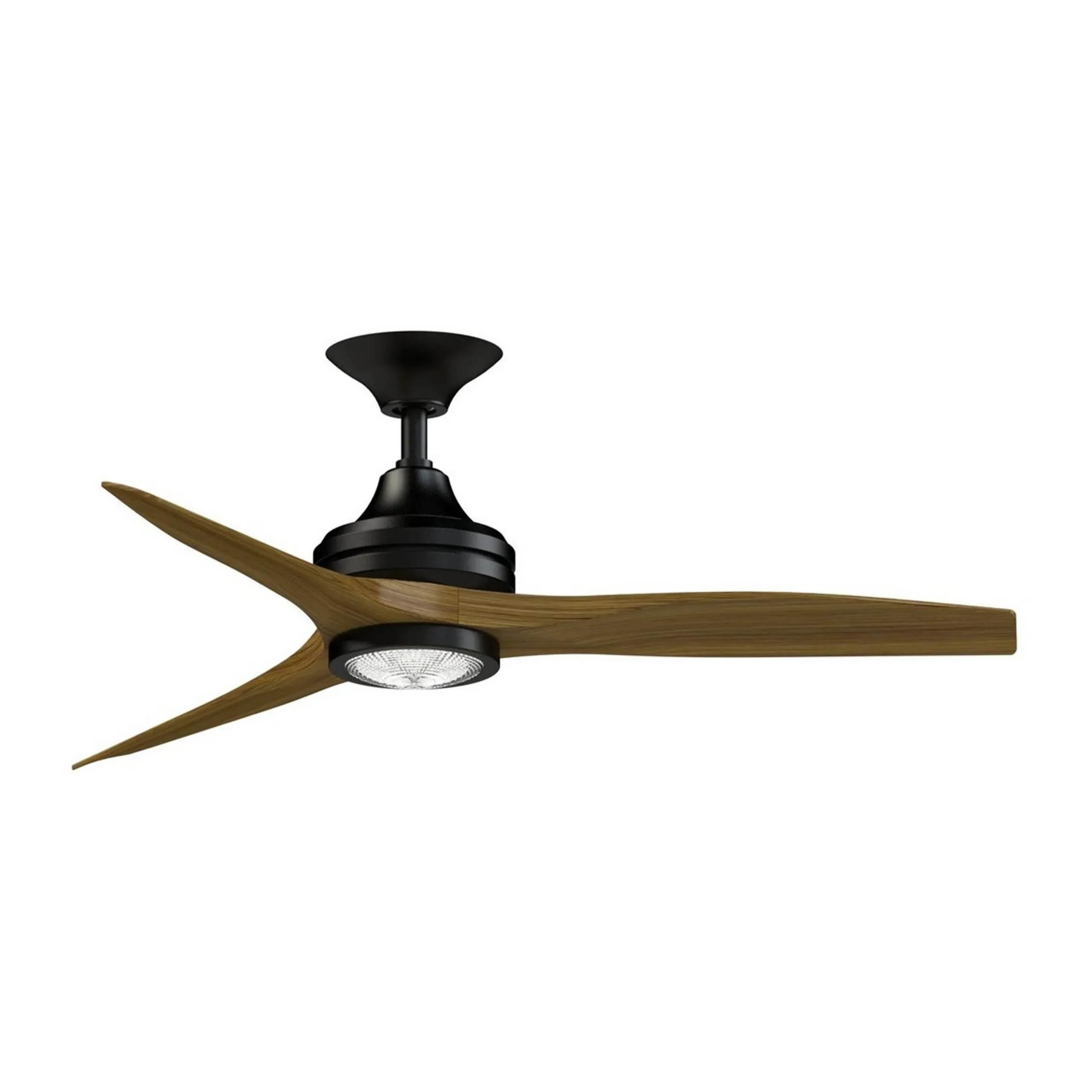 60" Indoor / Outdoor Metal and Wood LED Ceiling Fan
