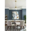 60" Indoor / Outdoor Metal and Wood LED Ceiling Fan