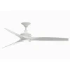 60" Indoor / Outdoor Metal and Wood LED Ceiling Fan