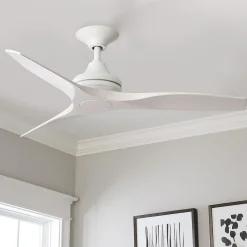 48" Indoor / Outdoor Metal and Wood Ceiling Fan