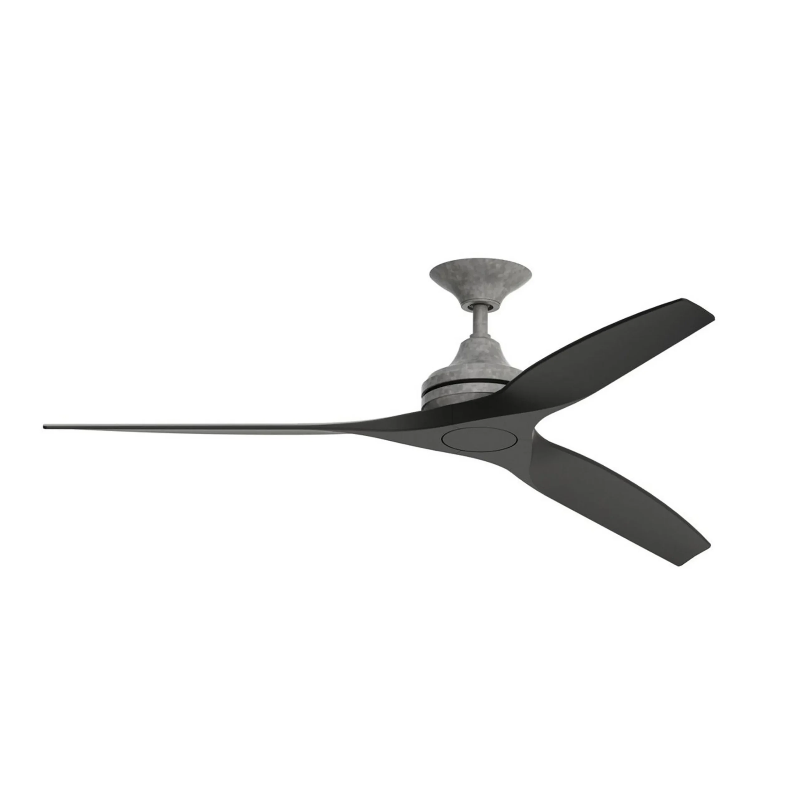 60" Indoor / Outdoor Metal and Wood Ceiling Fan