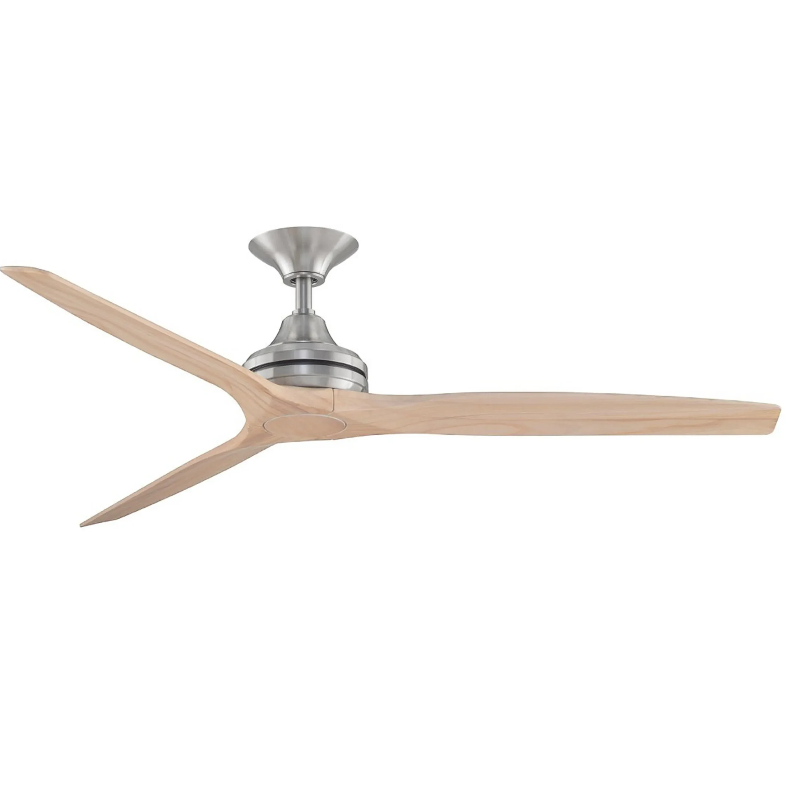 60" Indoor / Outdoor Metal and Wood Ceiling Fan