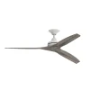 60" Indoor / Outdoor Metal and Wood Ceiling Fan
