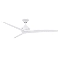 60" Indoor / Outdoor Metal and Wood Ceiling Fan