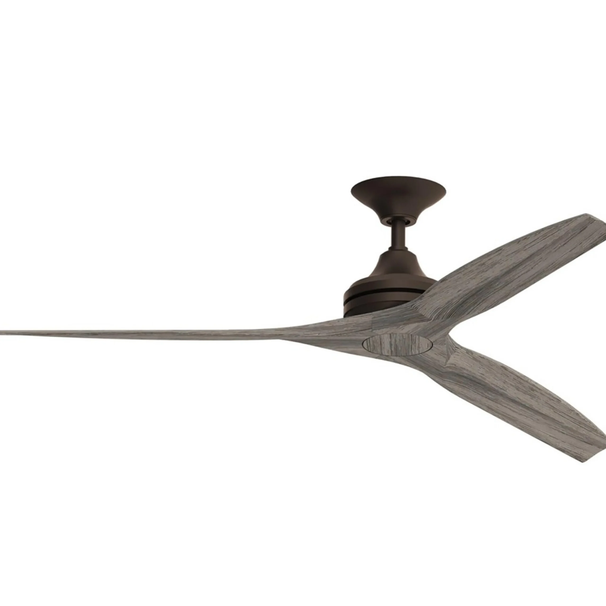 60" Indoor / Outdoor Metal and Wood Ceiling Fan