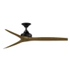 60" Indoor / Outdoor Metal and Wood Ceiling Fan
