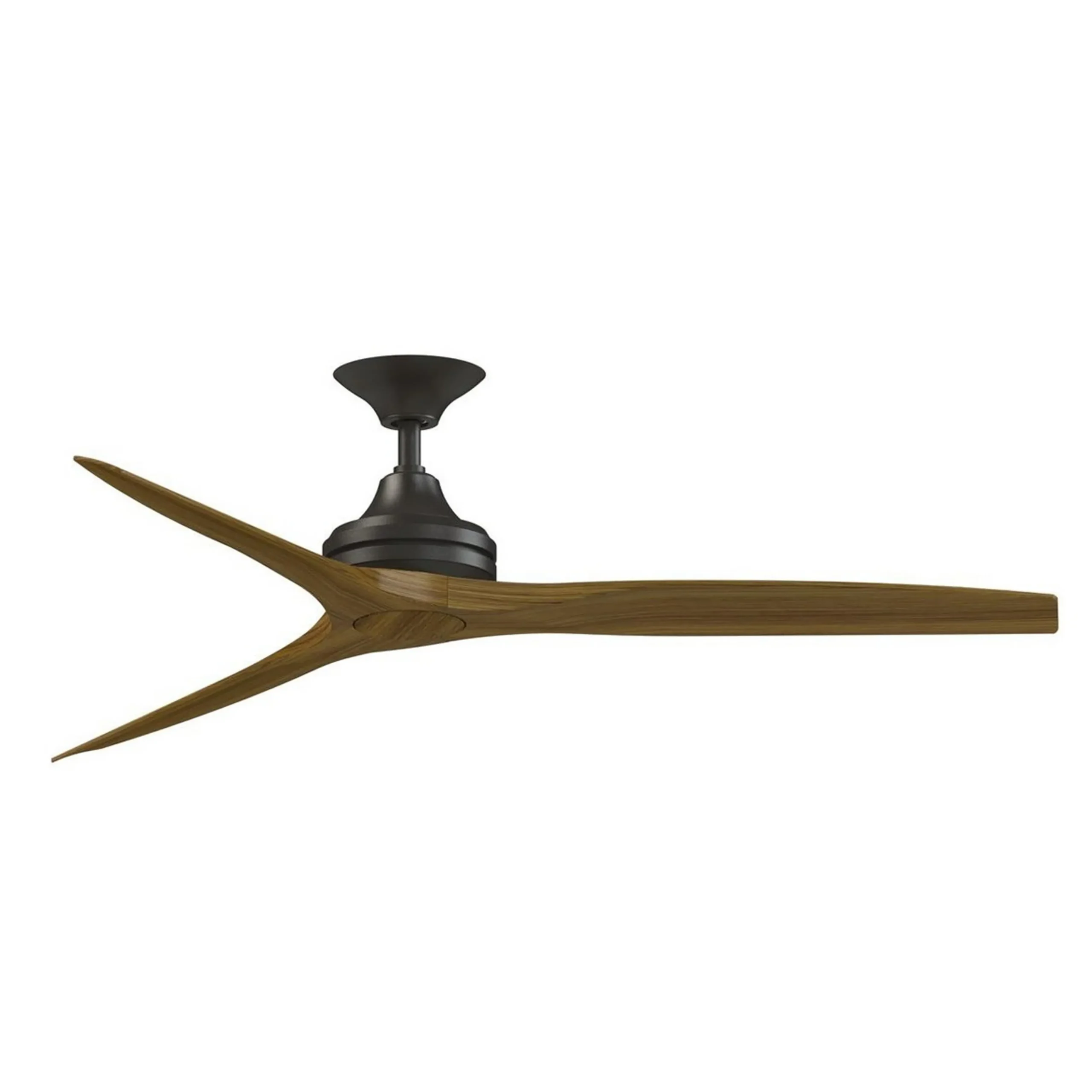 60" Indoor / Outdoor Metal and Wood Ceiling Fan