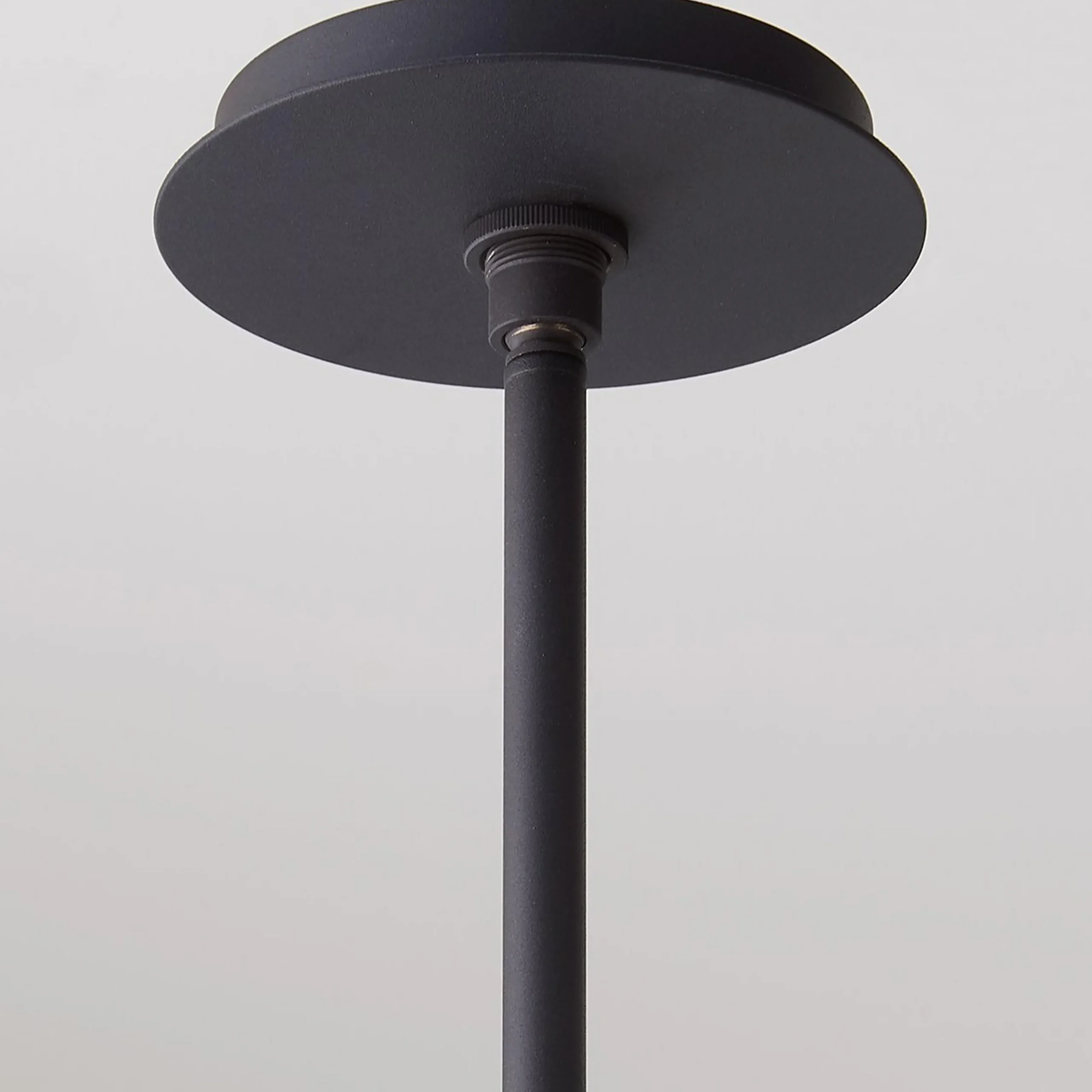 Industrial Banded Globe Pendant - Small