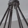 Industrial Farmhouse Ring Two-Tier Chandelier - 24 Light