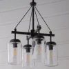 Industrial Oasis Outdoor Chandelier - 4 Light