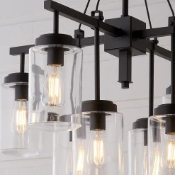 Industrial Oasis Outdoor Chandelier - 8 Light