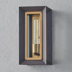 Inverted Rectangle Outdoor Sconce - Small
