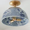 Jackie Trellis Semi-Flush Ceiling Light