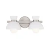 Janet Opaque Vanity Light - 2 Light