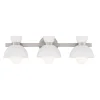 Janet Opaque Vanity Light - 3 Light