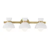 Janet Opaque Vanity Light - 3 Light
