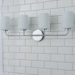 Jeida Opal Glass Vanity Light - 4 Light