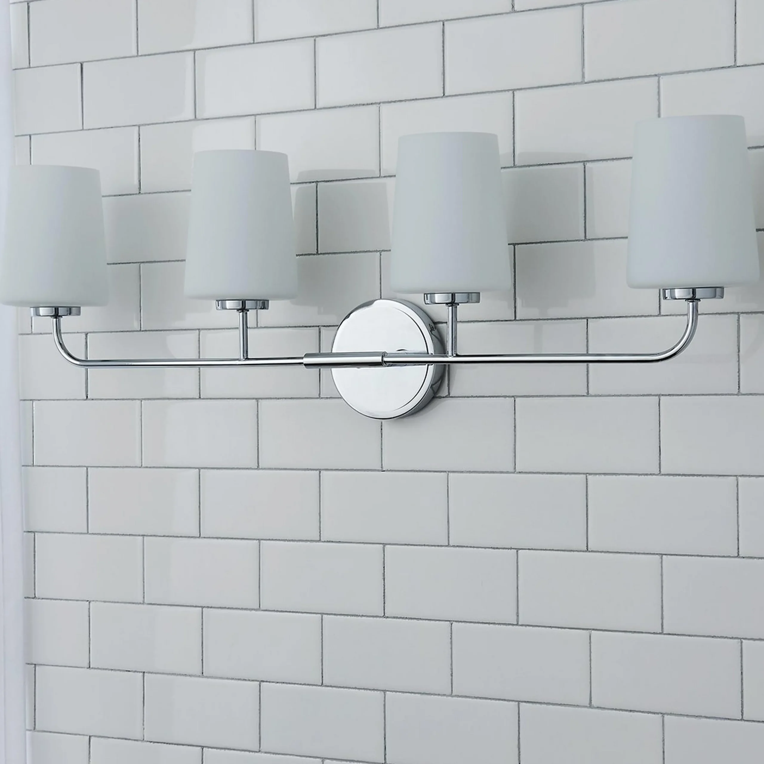 Jeida Opal Glass Vanity Light - 4 Light