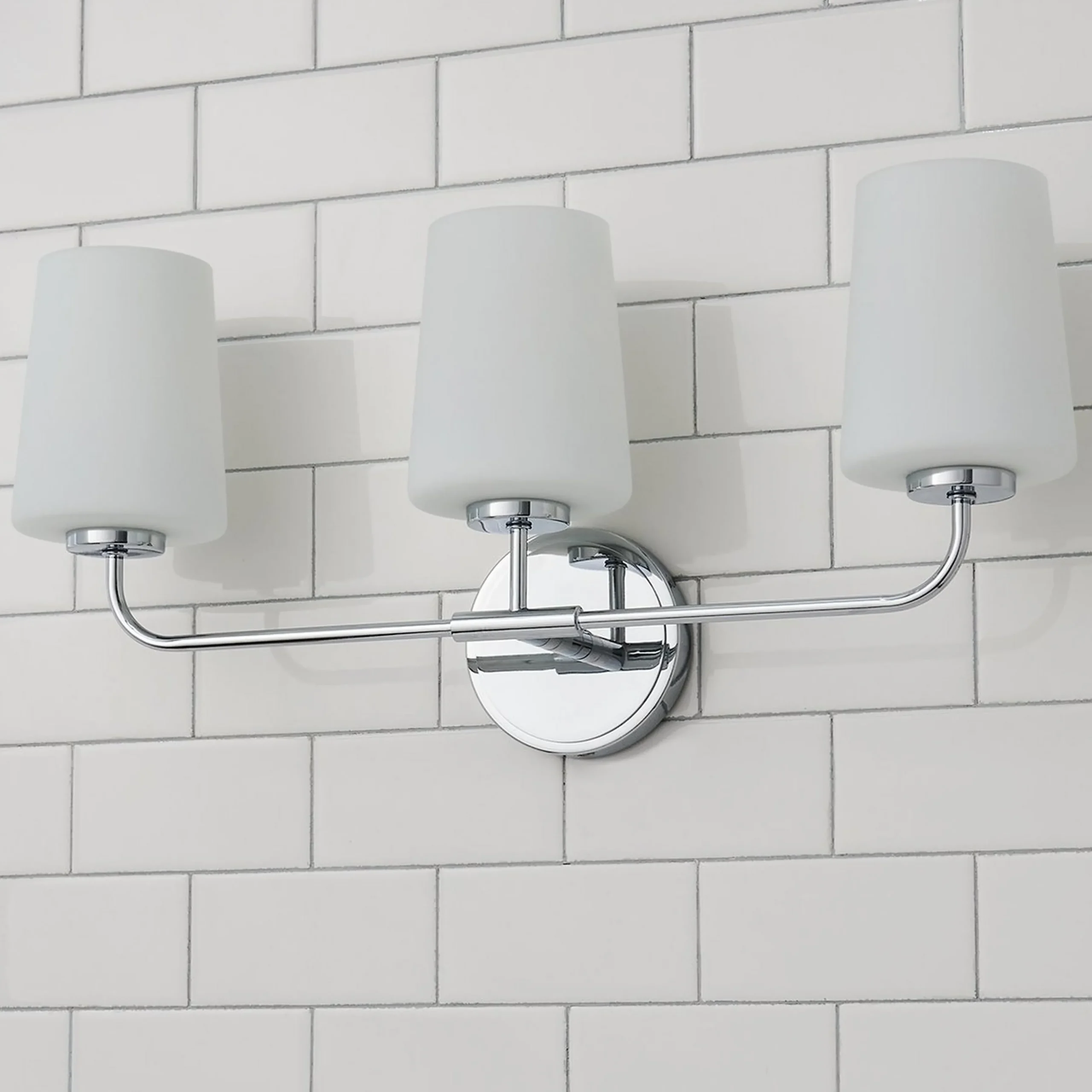Jeida Opal Glass Vanity Light - 3 Light