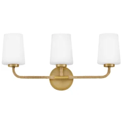 Jeida Rope Wrapped Vanity Light - 3 Light