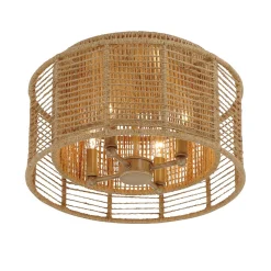Jute Veil Ceiling Light