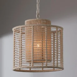 Jute Veil Pendant