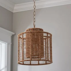 Jute Veil Pendant