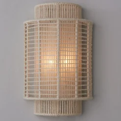 Jute Veil Sconce
