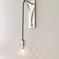 Lattice Cut Glass Sconce