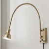 LED Gooseneck Reading Swing Arm Sconce