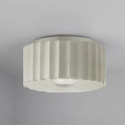 Lemnos Ceramic Ceiling Light - Medium - Crackle