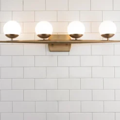 Linear Globe Vanity Light - 4 Light