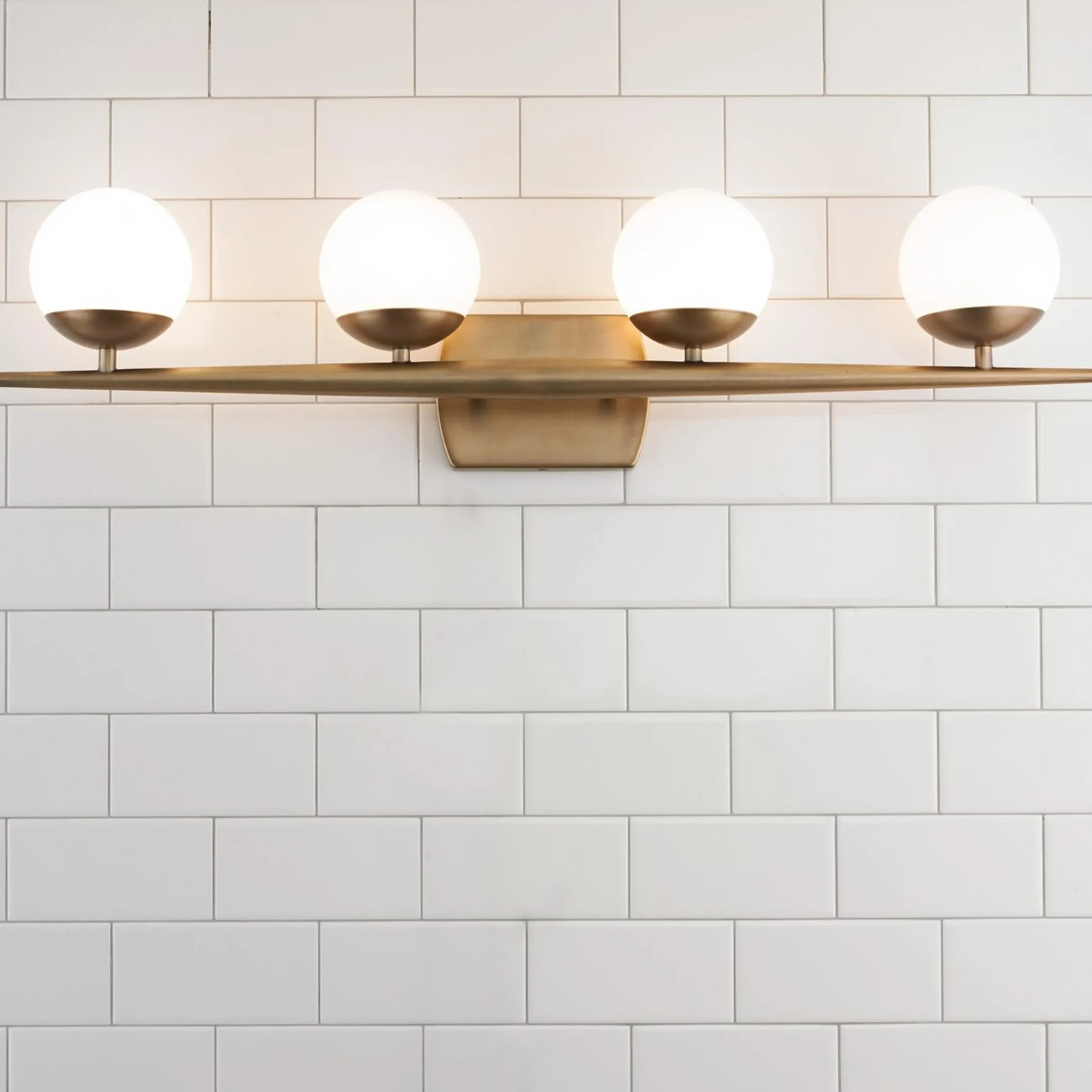 Linear Globe Vanity Light - 4 Light