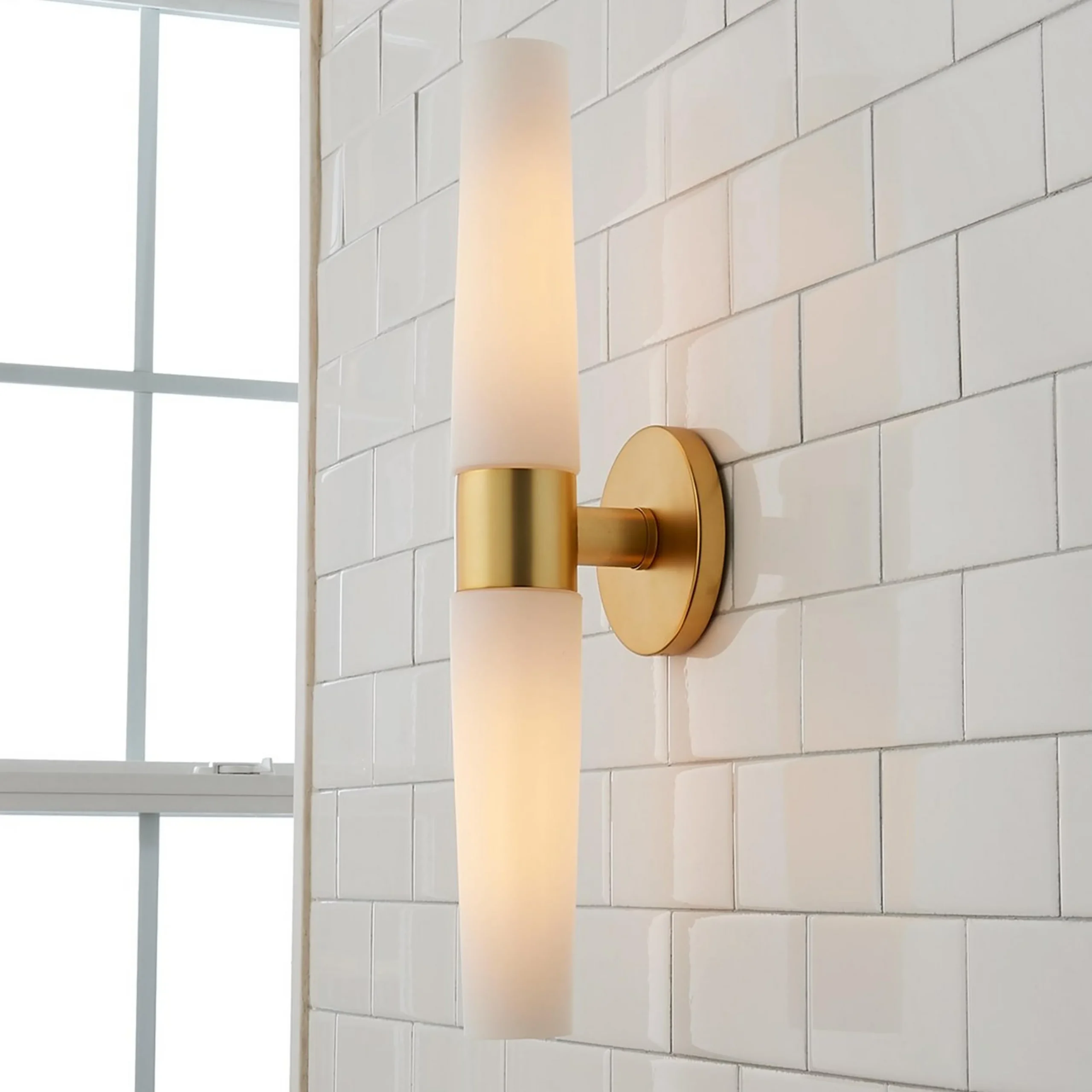 Linear Tube Vanity Light - 2 Light