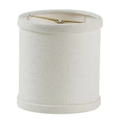 4" Linen Drum Chandelier Shade