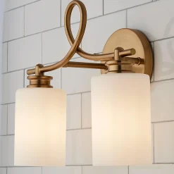 Looped Arm Vanity Light - 2 Light