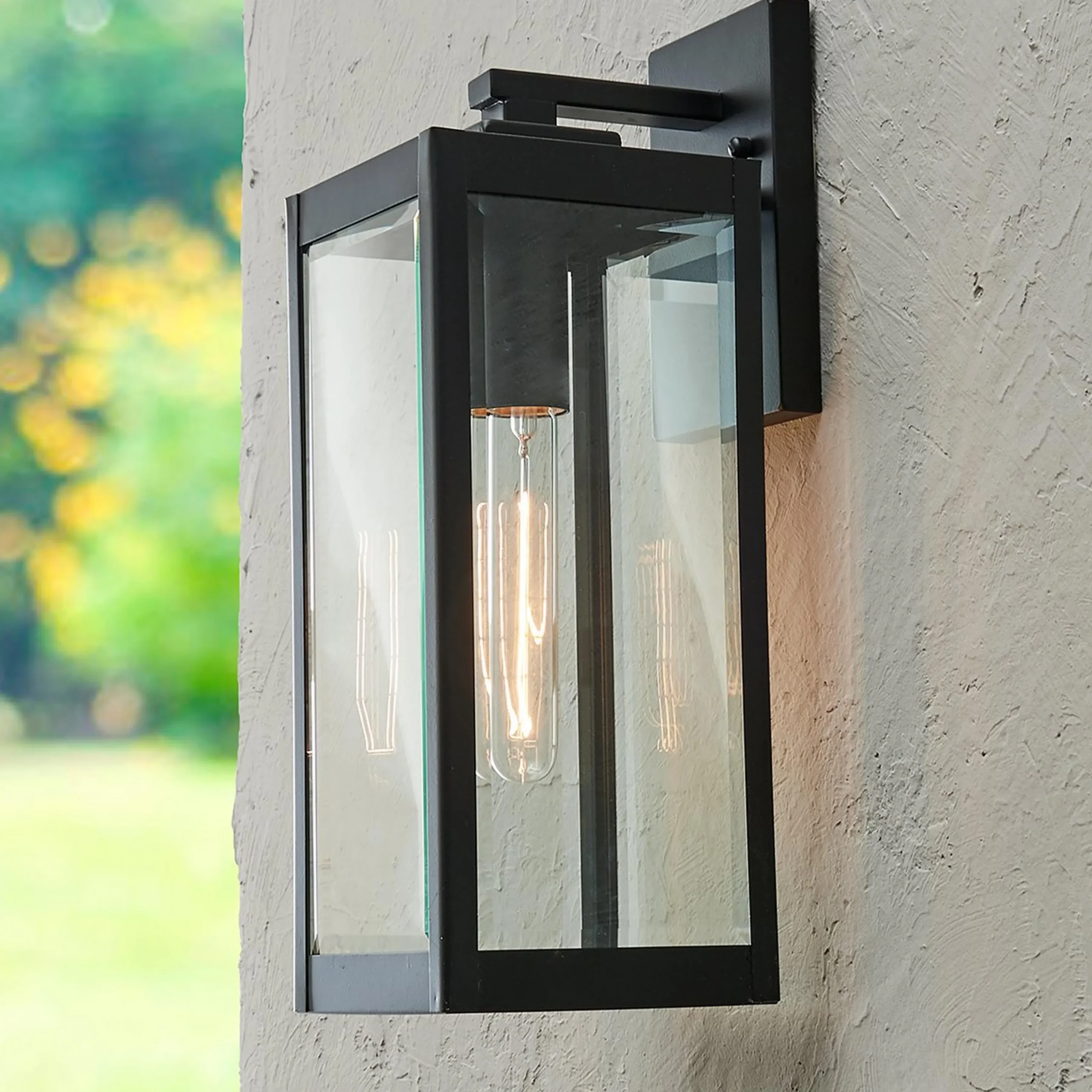 Maddox Beveled Outdoor Sconce - Large