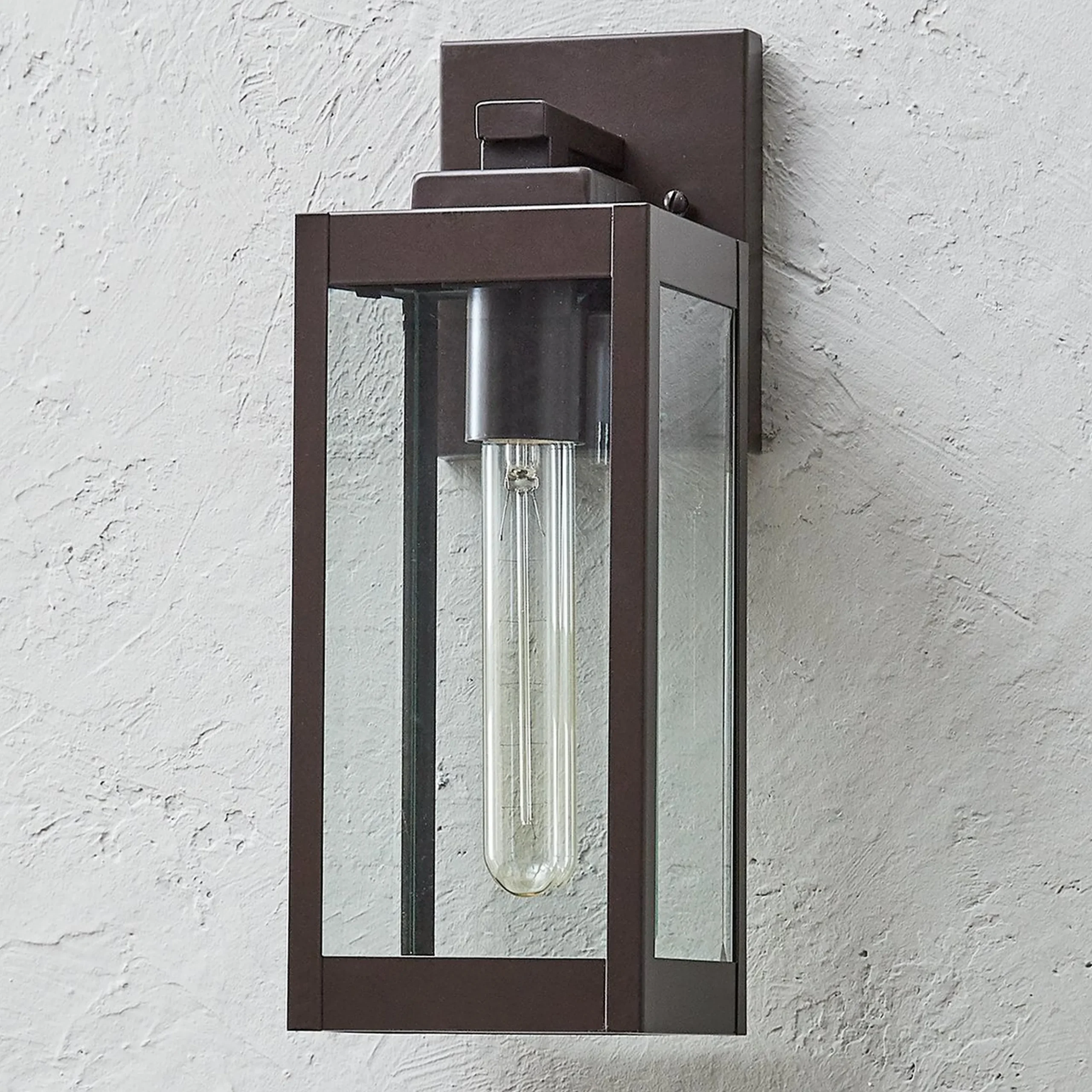 Maddox Beveled Outdoor Sconce - Small