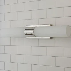 Malika Opal Glass Bath Sconce - 2 Light