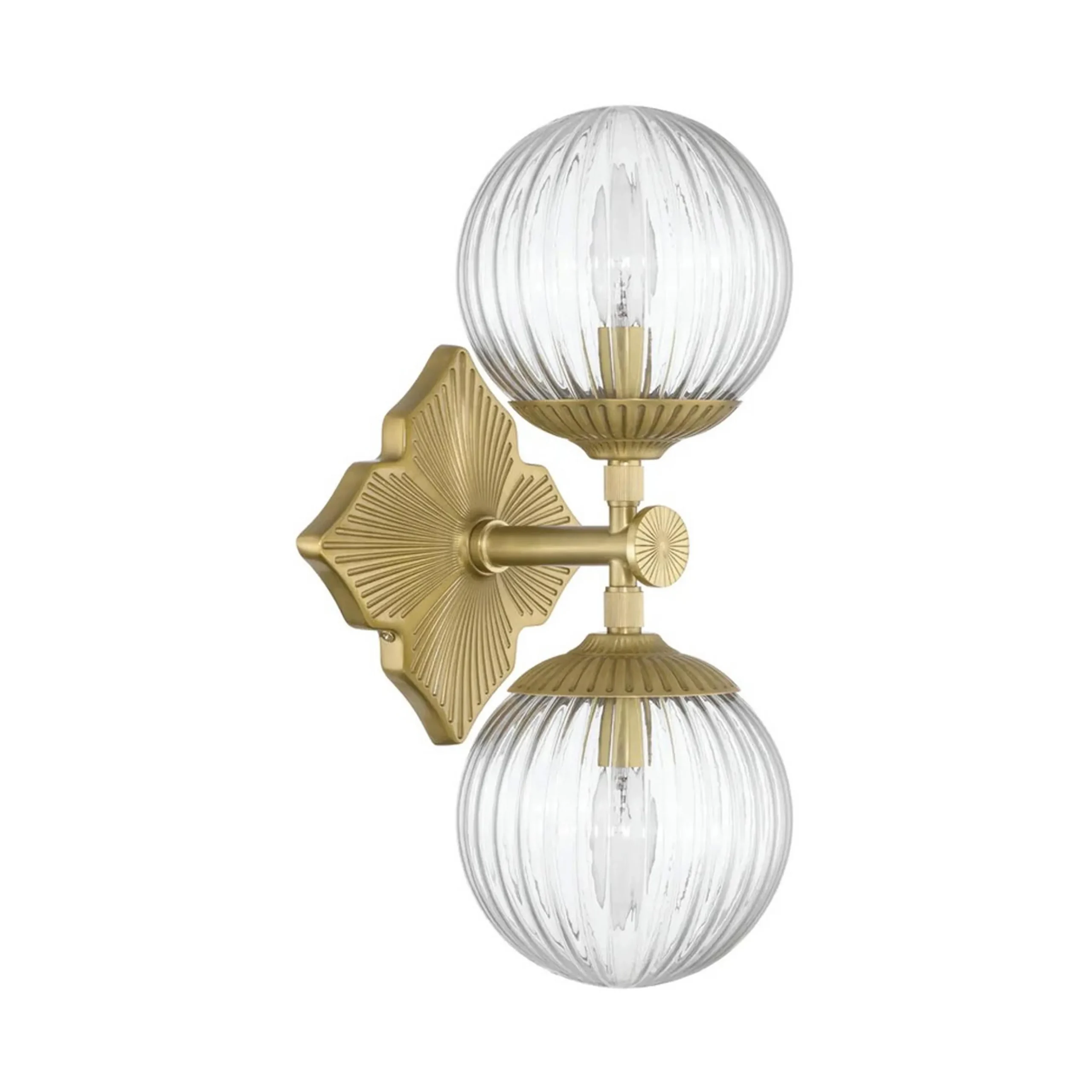 Manet Clear Bath Sconce - 2 Light