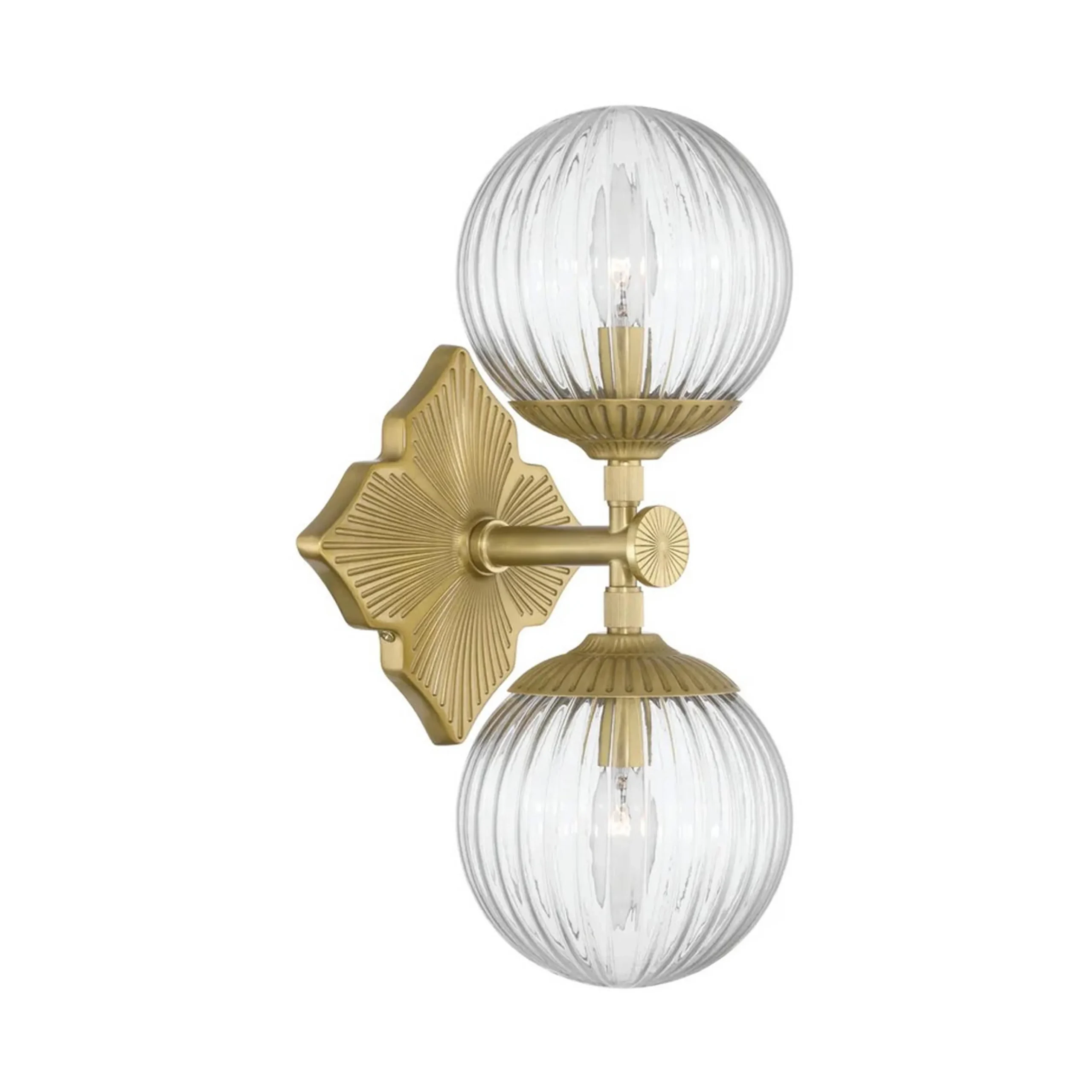 Manet Clear Bath Sconce - 2 Light