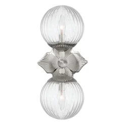 Manet Clear Bath Sconce - 2 Light