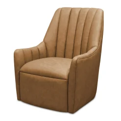 Marisol Swivel Chair - Leather