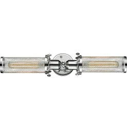 Mesh Double Cylinder Sconce