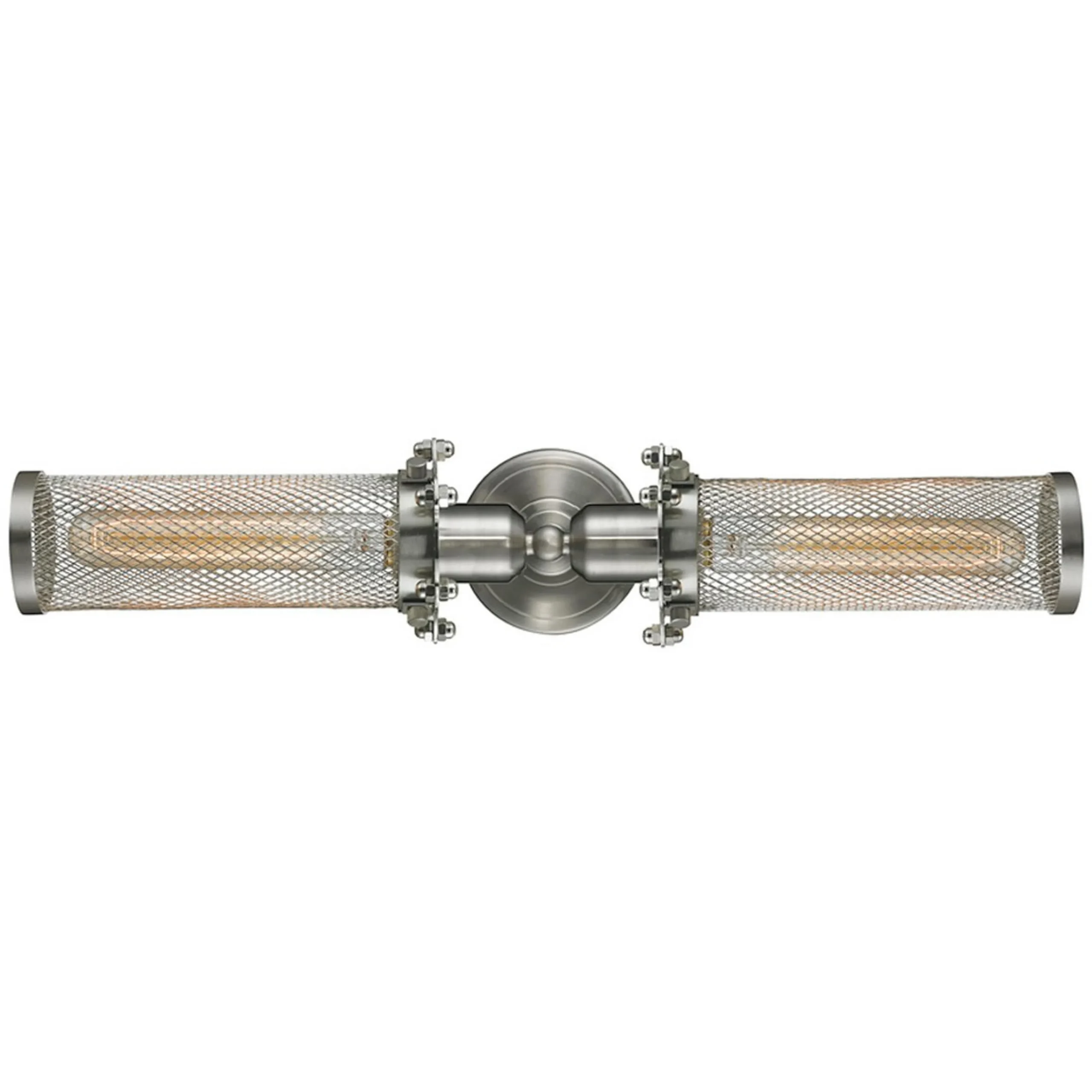 Mesh Double Cylinder Sconce