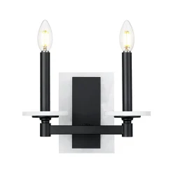 Mestra Alabaster Double Bath Sconce