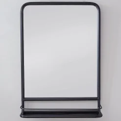 Metal Mirror with Shelf - Small